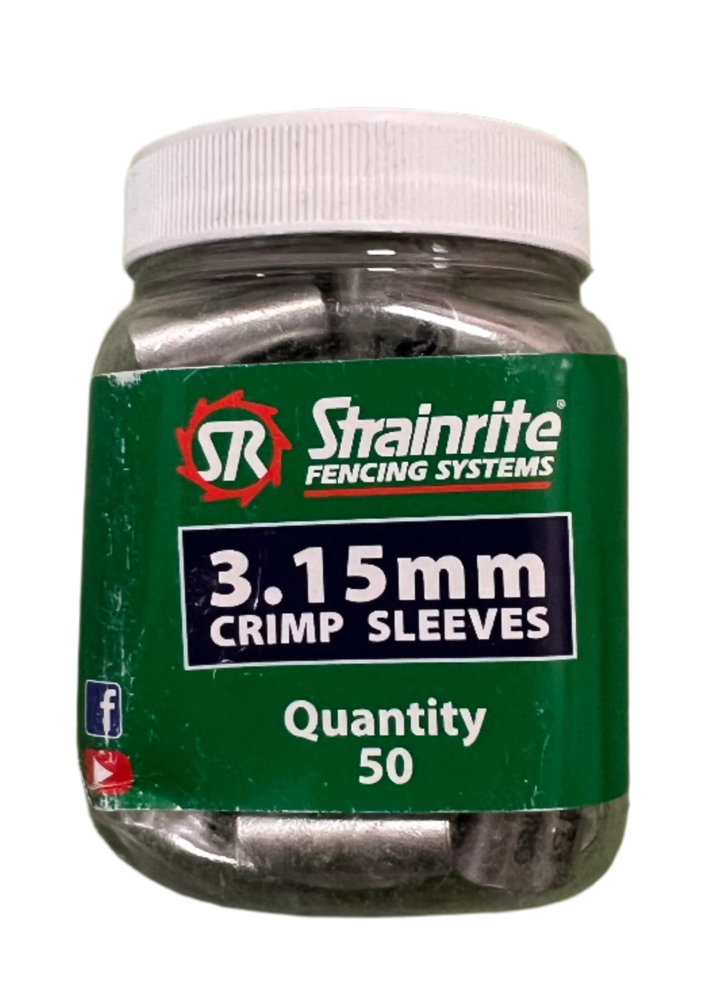 Strainrite Fencing Systems 3.15mm Crimp Sleeves Qty 50