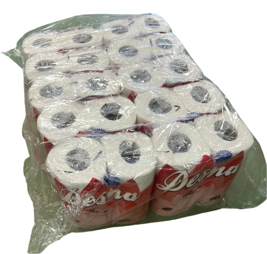 Desna Rose Luxury Quilted Toilet Tissue 10x4 Pack