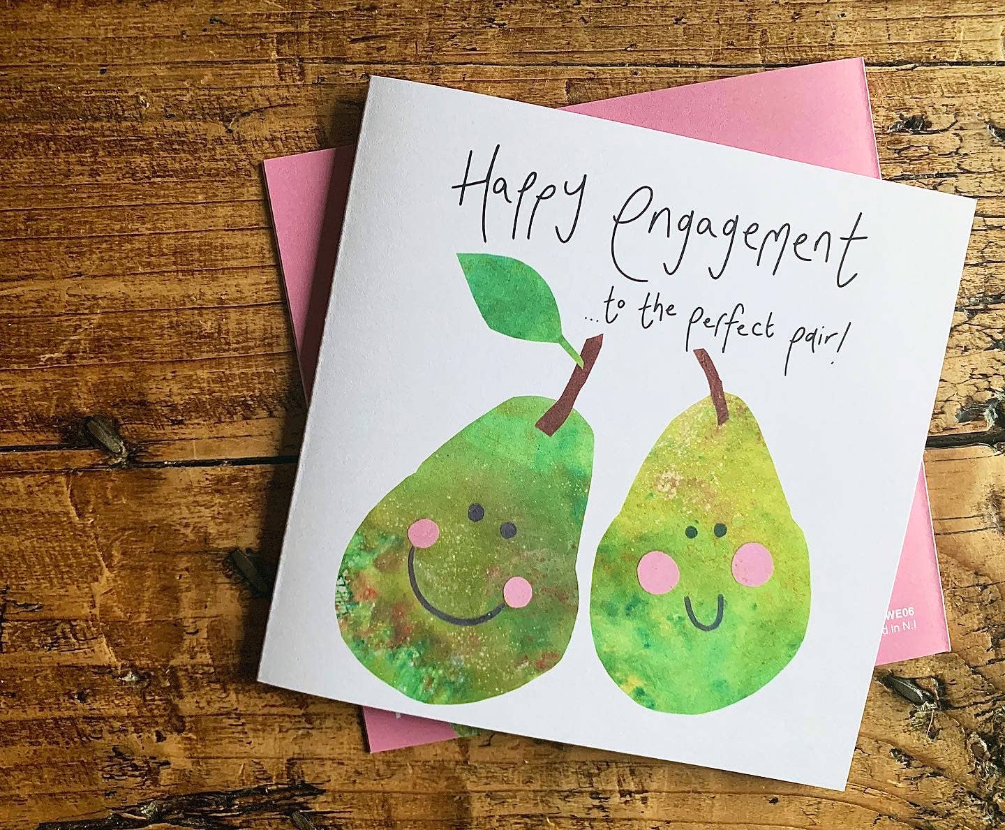 Engagement card, pun card