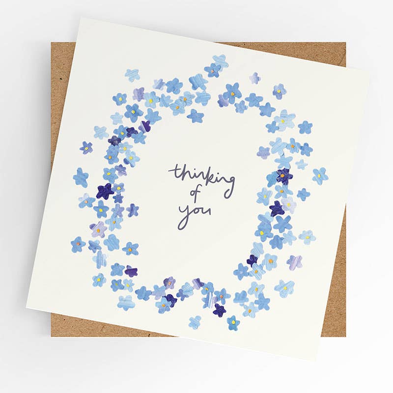 Thinking of you card, Floral