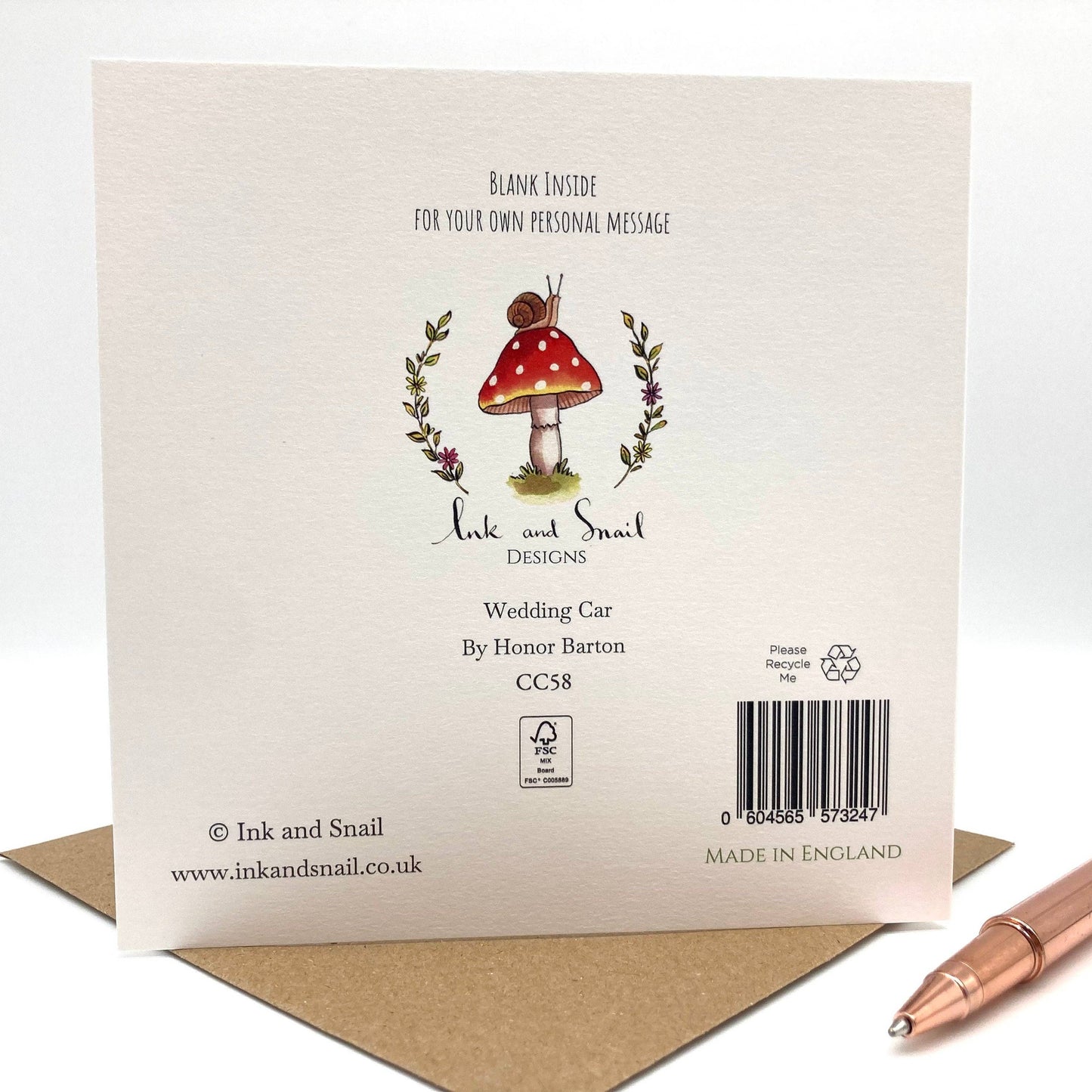 Wedding Card - Wedding Car