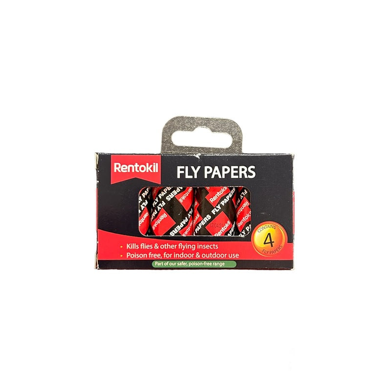 Fly Papers 4 Pack Kills Flies And Insects