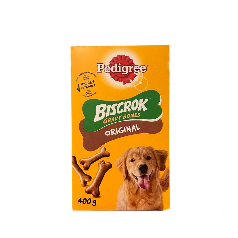Pedigree Biscrok Original Gravy Bones Dog Treats 400G