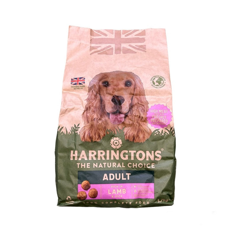 Harringtons 1.7Kg Lamb + Rice Natural Adult Dog Food