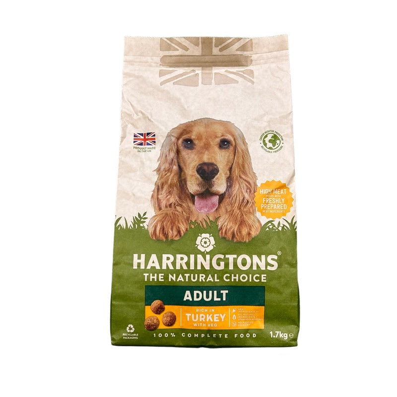 Harringtons 1.7Kg Turkey + Veg Complete Adult Dog Food