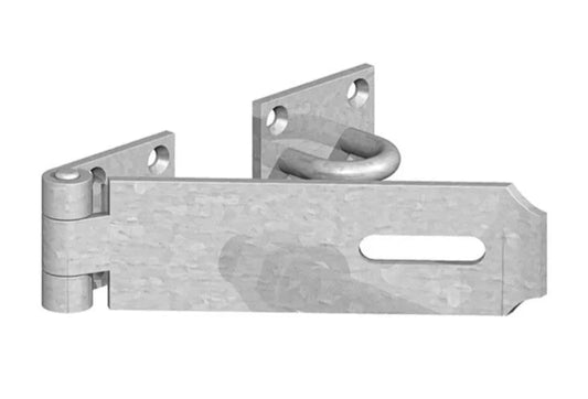 Gatemate Galvanised 180mm Heavy Safety Pattern Hasp & Staple