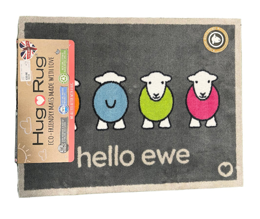 Herdy Hug Rug Hello Ewe 65x85cm Mat