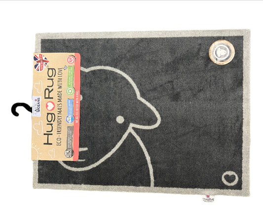 Herdy Hug Rug Hello Grey  65x85cm Mat
