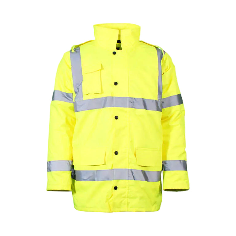 Warrior Hi-Vis Safety Traffic Motorway Jacket
