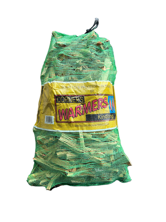 Corners Warmers Net Of Fire Wood Kindling For Home Fires & Wood Burners