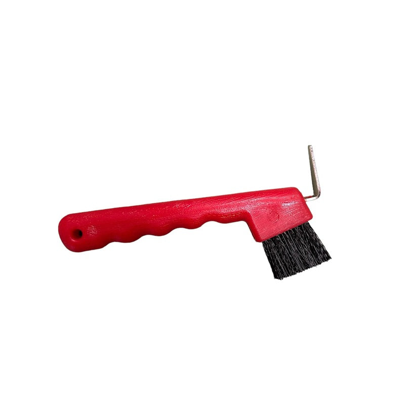 Lincoln Horse Hoof Pick Brush Red