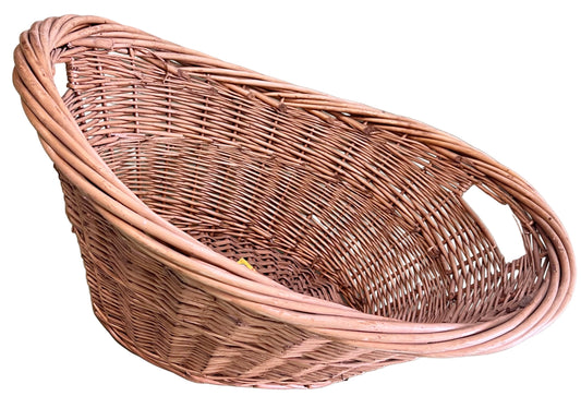 Manor Attractive Handwoven Cradle Log Basket Storage