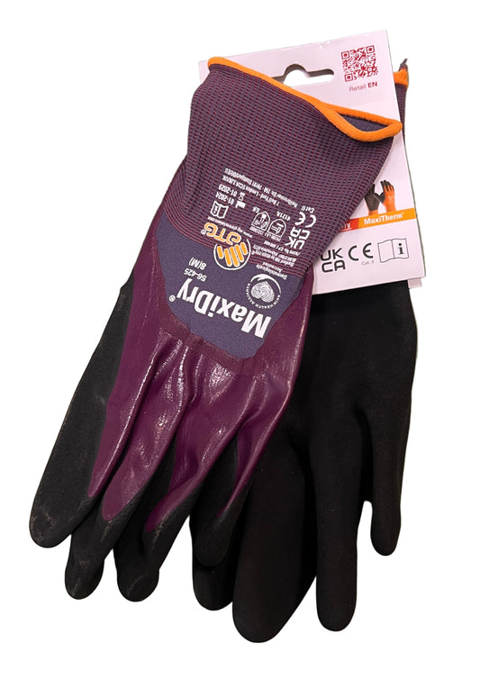 Maxi Dry Grip Tech Liquid Repellent Work Safety Gloves