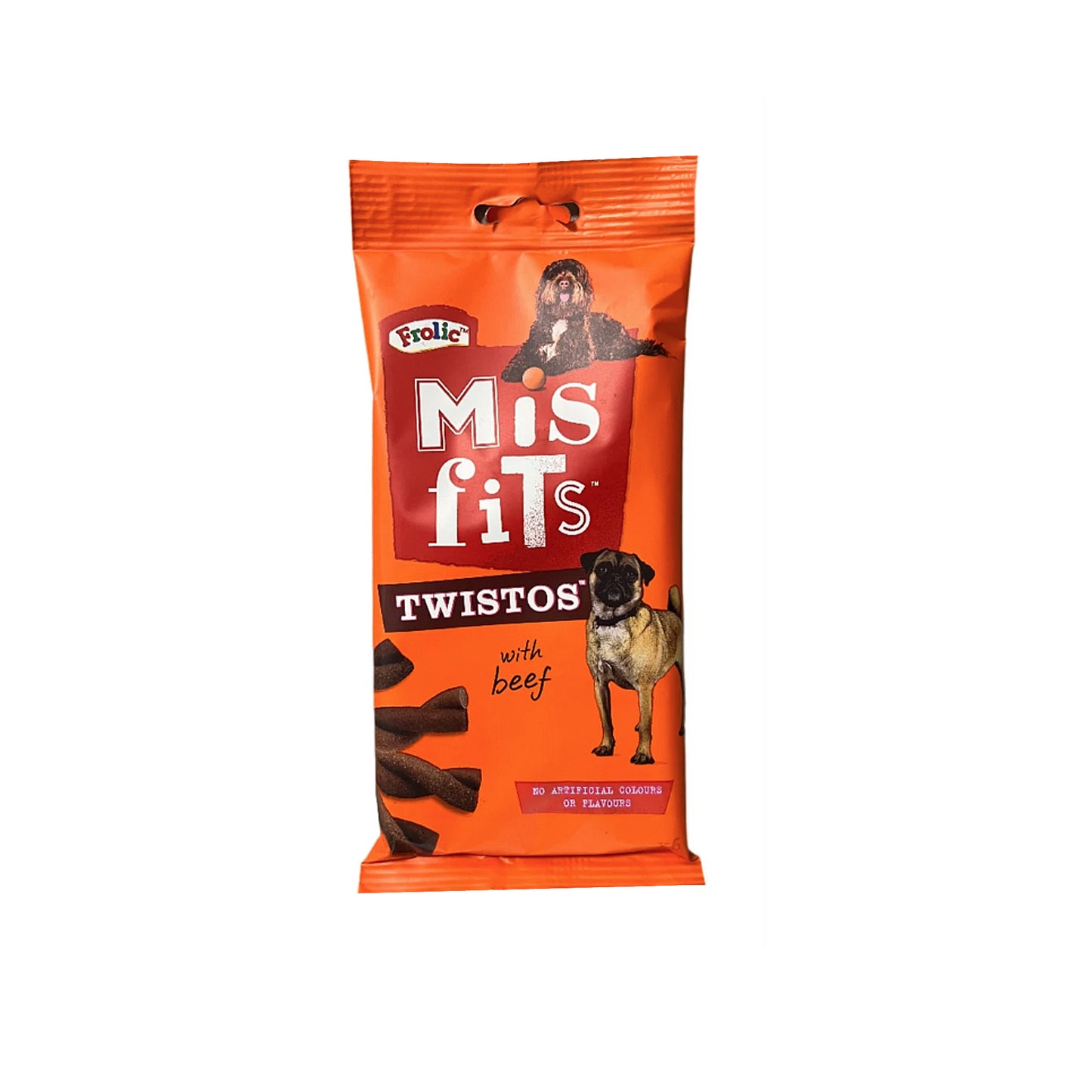 Frolic Misfits Twistos Beef Dog Treats