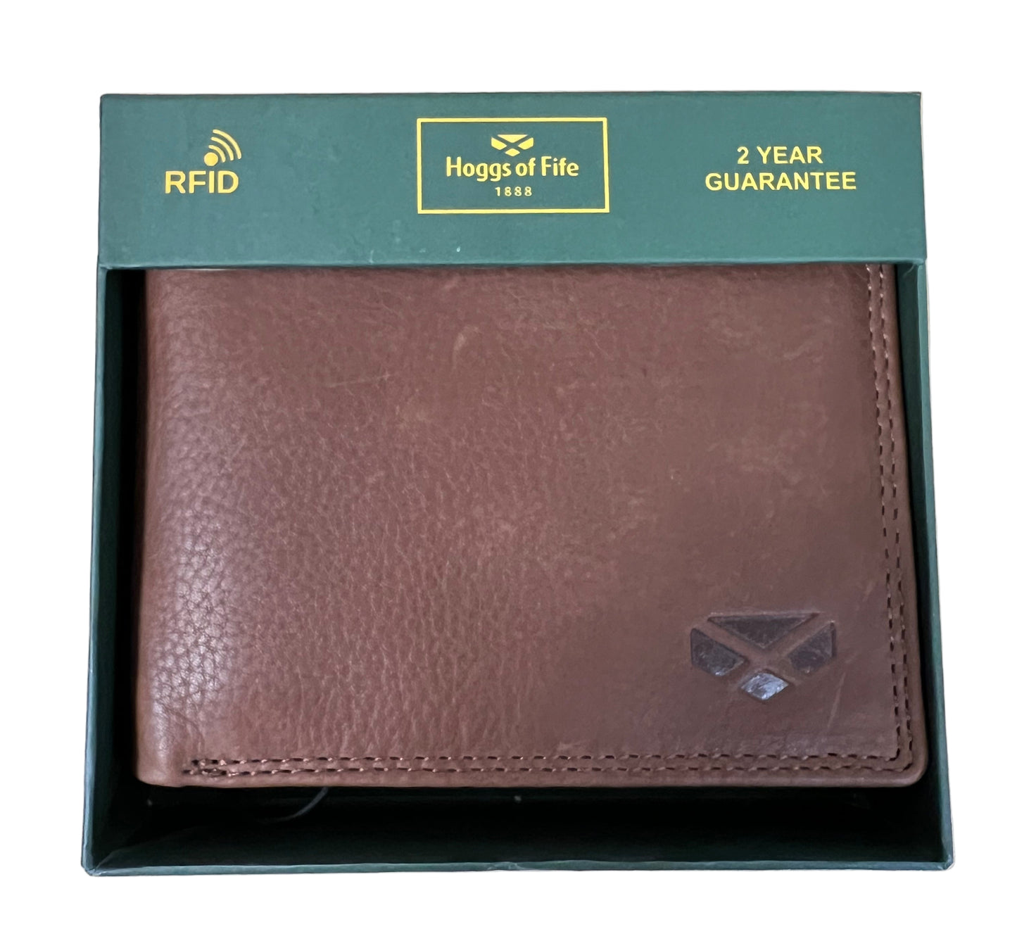 Hogs Of Fife Monarch Fine Brown Leather Wallet