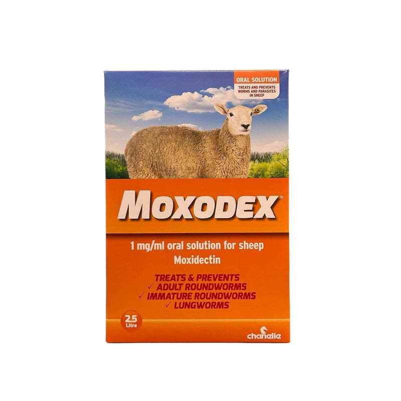 Moxodex 2.5Lts Treats & Prevents Worms & Parasites In Sheep
