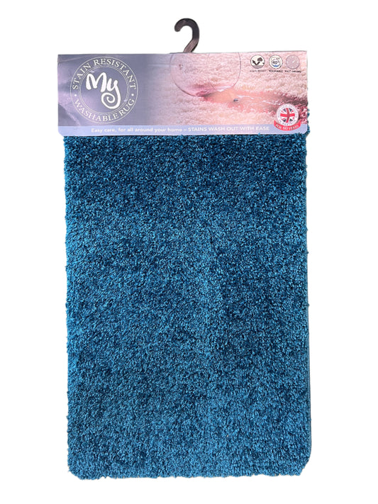 My Rug Stain Resistant Teal 60x100cm