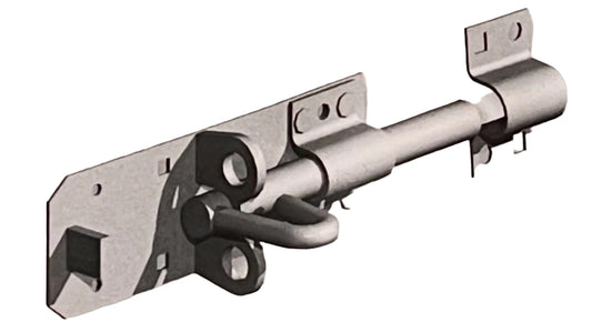 Gatemate 200mm x 16mm Galvanised Heavy Duty Padbolt