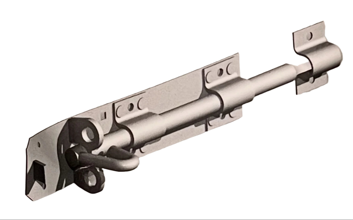 Gatemate 150mm x 12mm Galvanised Brenton Padbolt