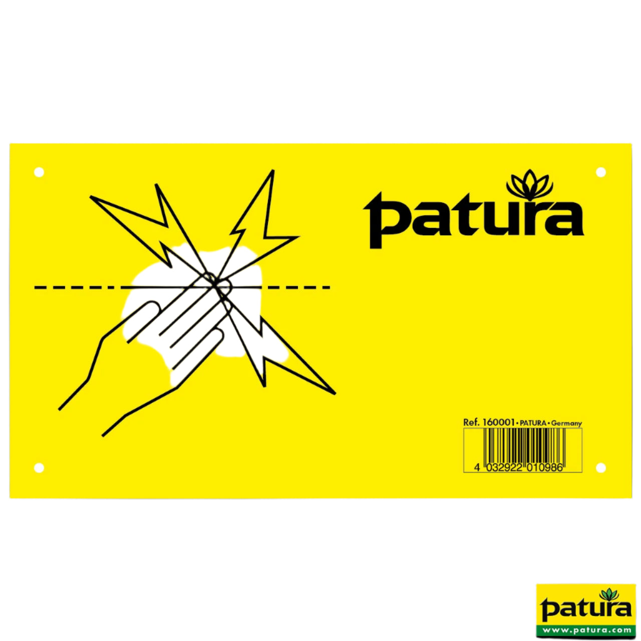 Patura Caution Sign