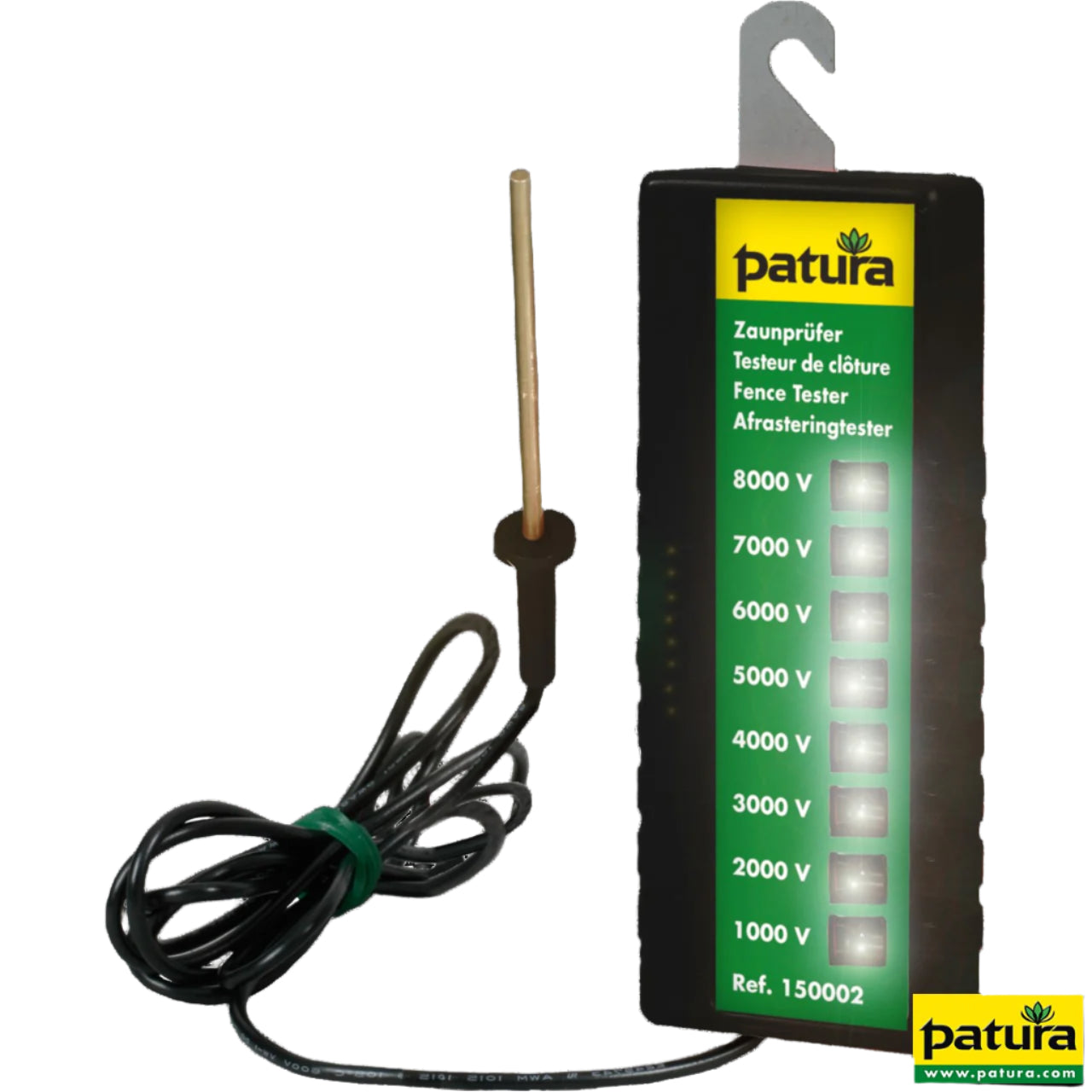 Patura Fence Tester 8 Levels For Electric Fencing