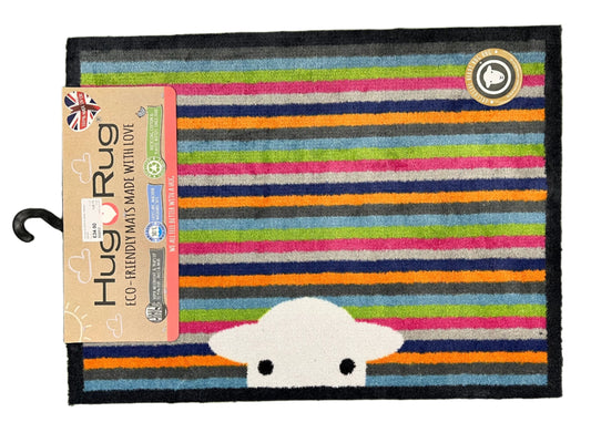 Herdy Hug Rug Peep Stripe 65x85cm Mat