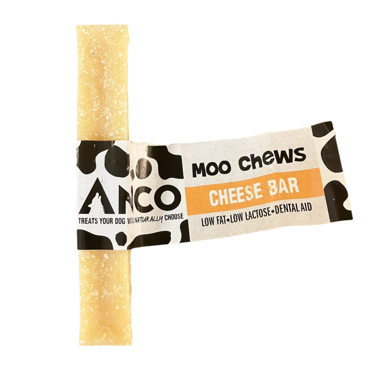 Anco Moo Chew Cheese Bar Med 100% Natural Long Lasting Dog Treat