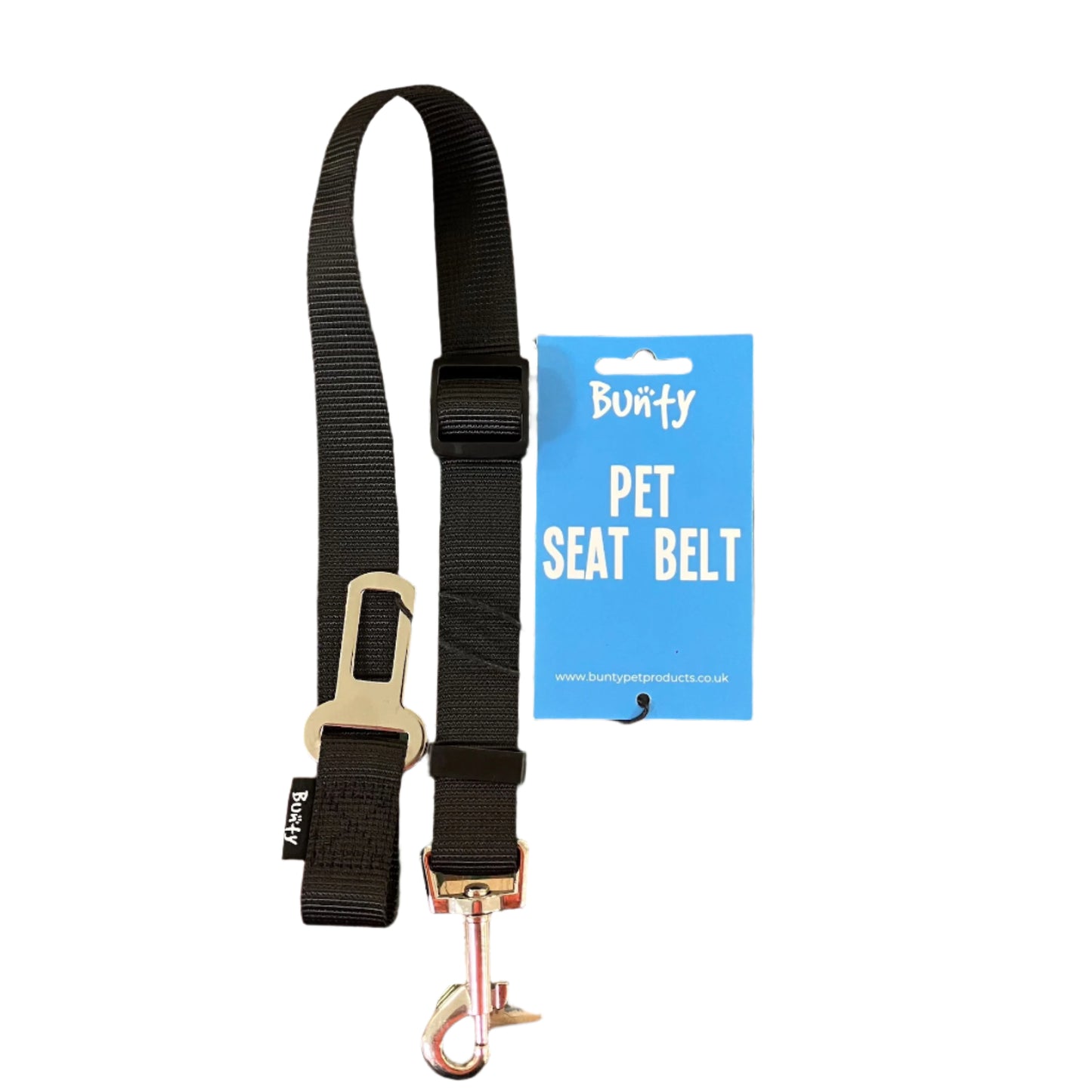 Bunty Pet Seat Belt Black
