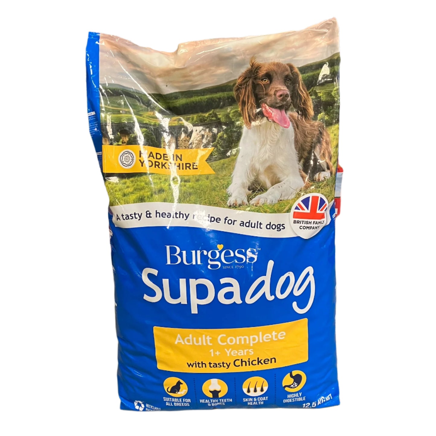 Burgess Chicken 12.5Kg Complete Adult Dog Food