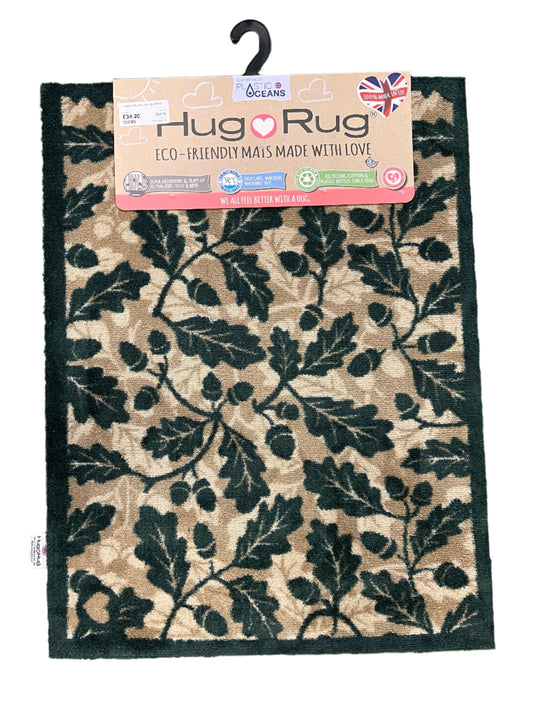 Hug Rug Royal Oak Green & Beige 65x85cm Mat