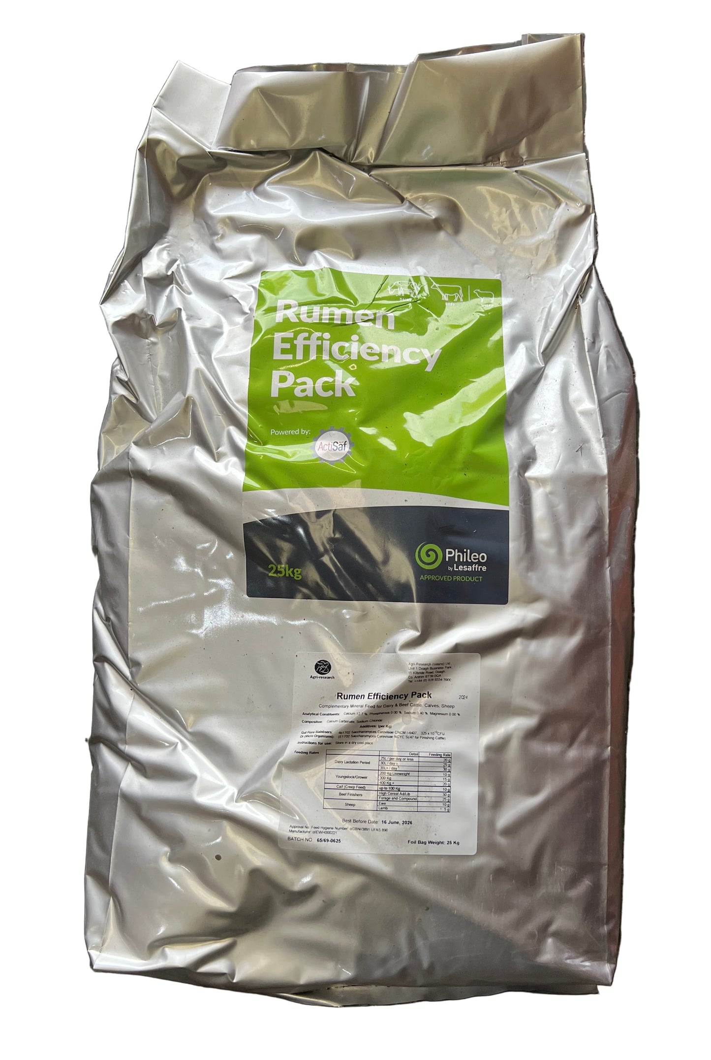 Rumen Efficiency Pack Complementary Mineral Feed For Livestock