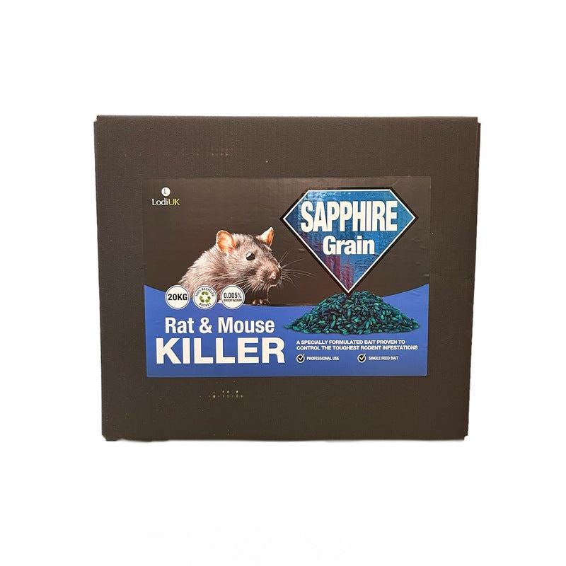Sapphire Grain 20Kg Box Rat & Mouse Killer