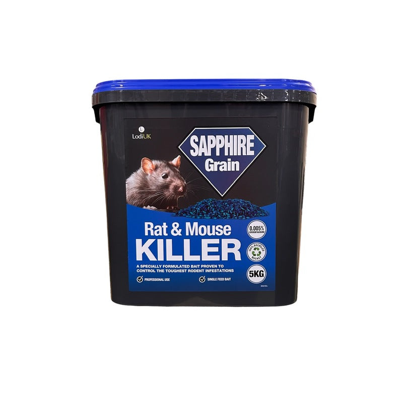 Sapphire Grain Rodenticide – 5kg Rat & Mouse Killer