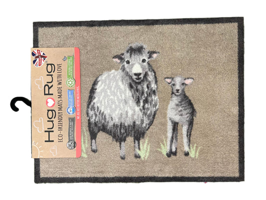 Hug Rug Sheep 1 Ewe With Lamb 65x85cm Mat