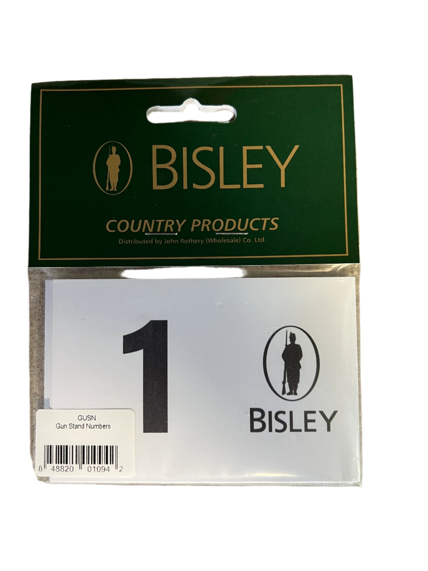 Bisley 12 Pack of Gun Stand Numbers For Shooting Markers