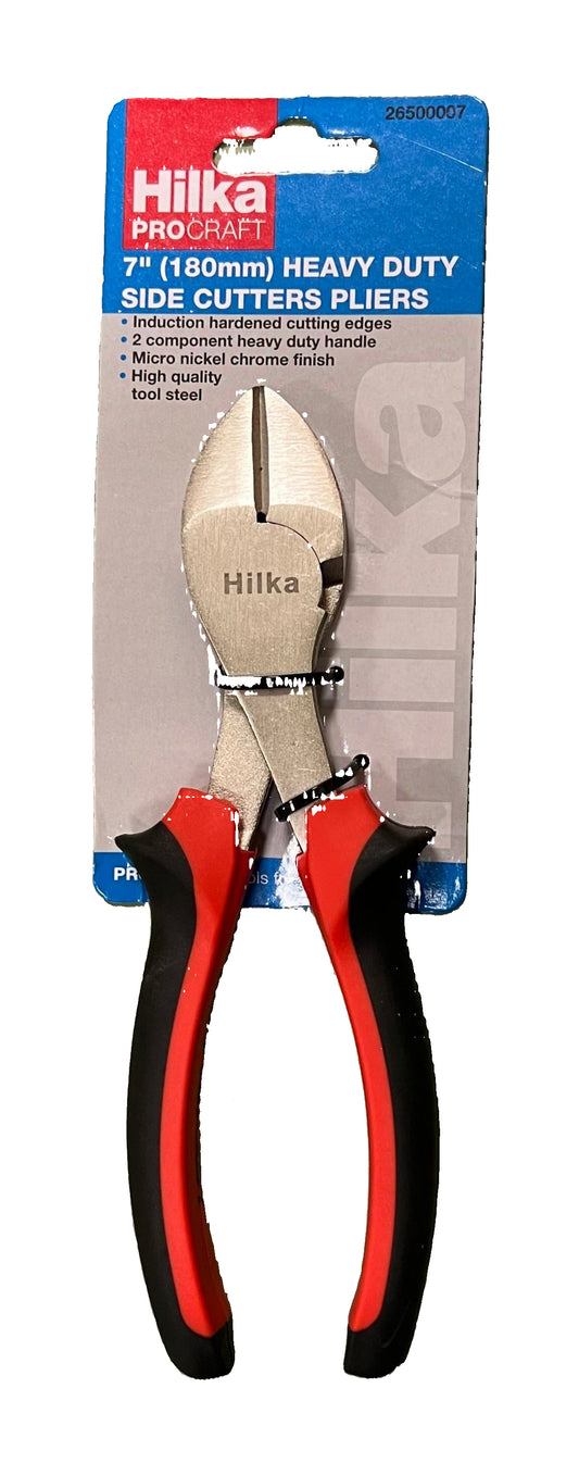 Hilka 7" (180mm) Heavy Duty Side Cutters Pliers