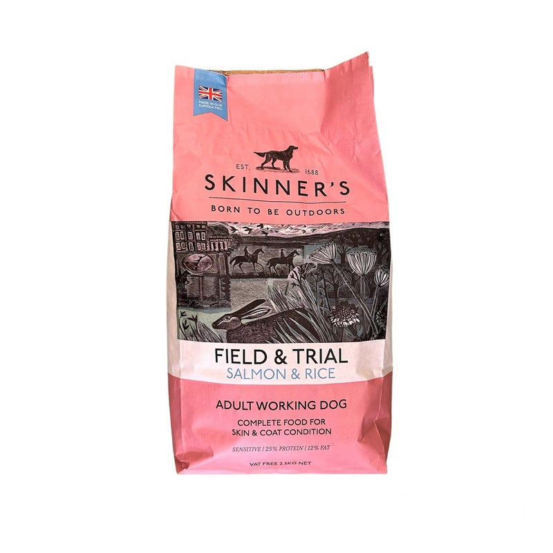 Skinners Salmon & Rice Adult Working Dog Food 2.5Kg