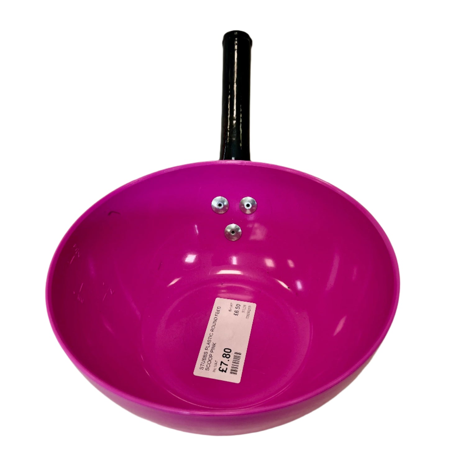 Stubbs Plastic Round Pink Horse Feed Scoop