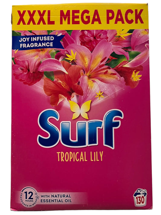 Surf Tropical Lily Washing Powder Mega Pack XXXL