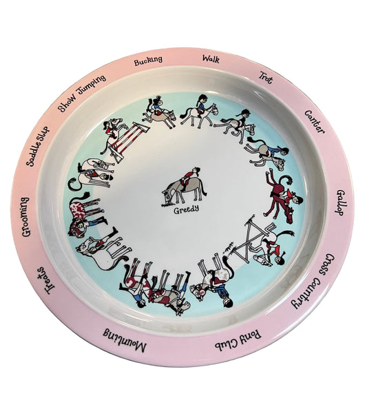 Tyrell Katz Horse Theme Children's Plate