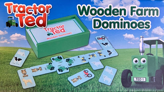 Tractor Ted Wooden Farm Dominoes