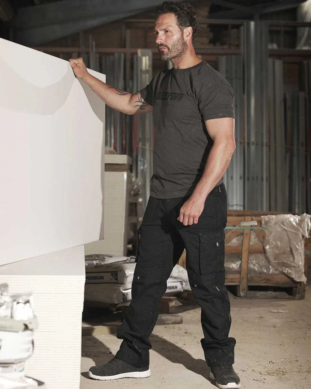 TuffStuff Extreme Work Trousers Regular Length Black