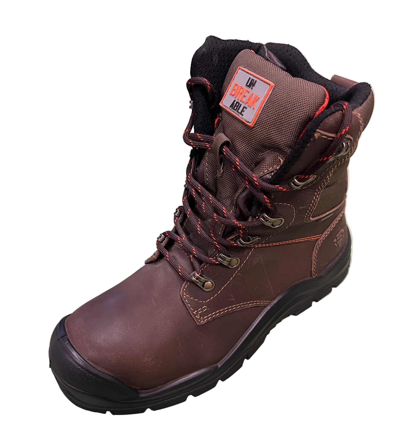 Unbreakable Tornado Brown Leather Waterproof Safety Boot