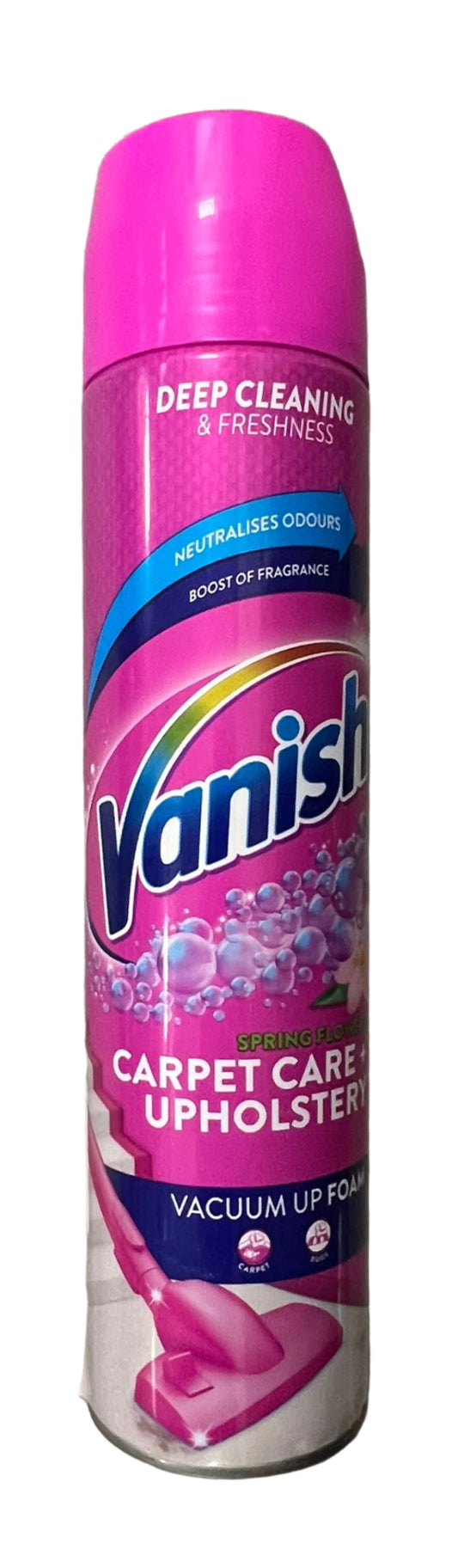 Vanish Carpet Care & Upholstery Vacuum Up Foam 600ML