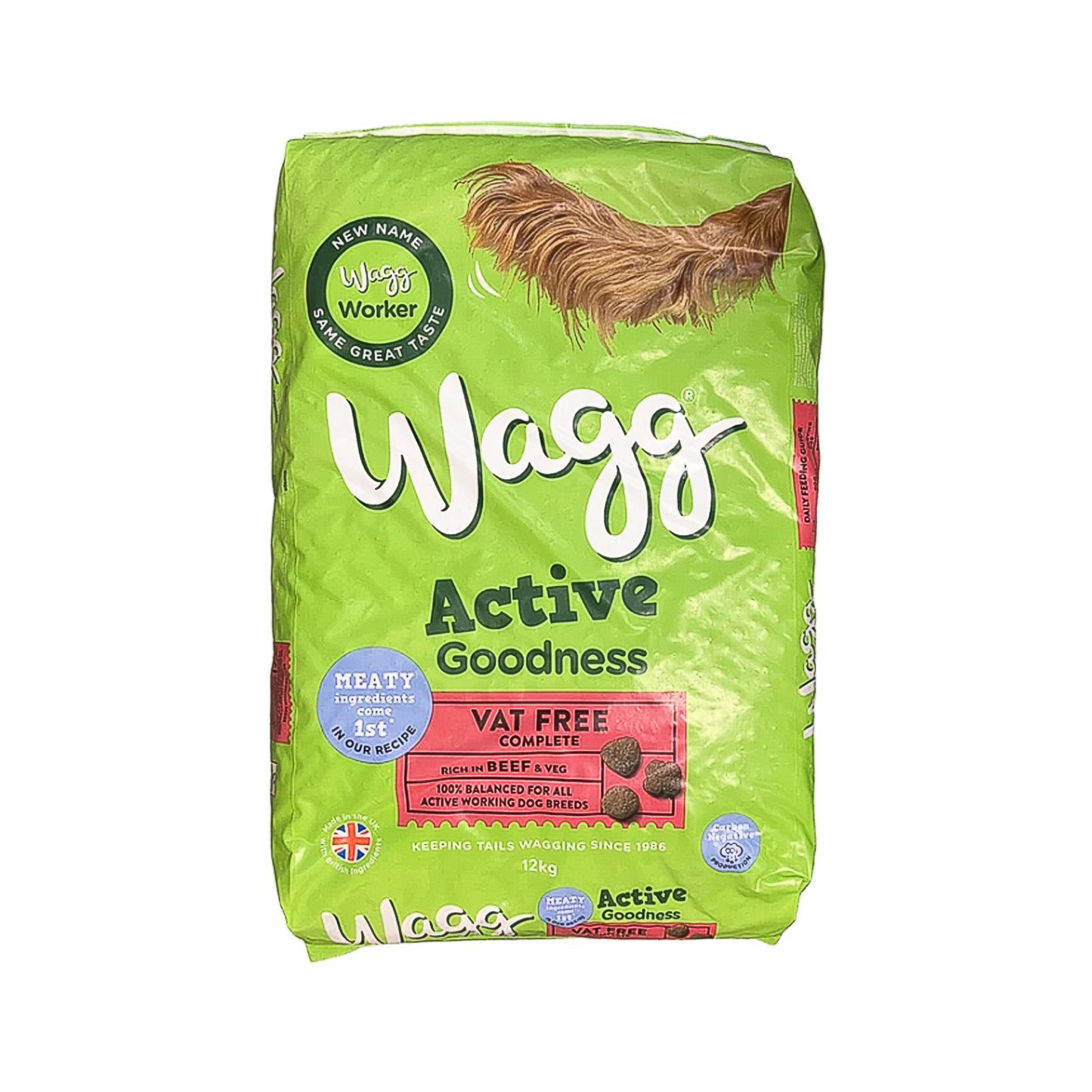 Wagg Active Goodness Complete Dog Food Beef & Veg 12kg