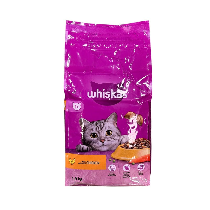 Whiskas 1.9 Kg Chicken Dry Cat Foot