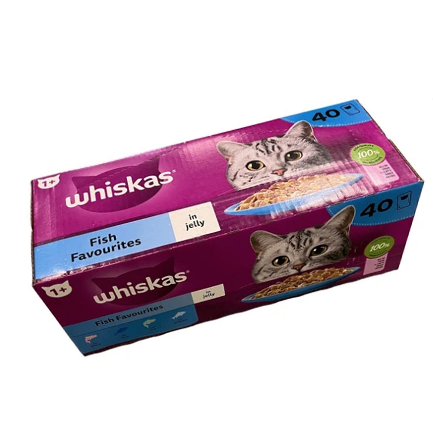 Whiskas Fish Favourites in Jelly 40 Pouches