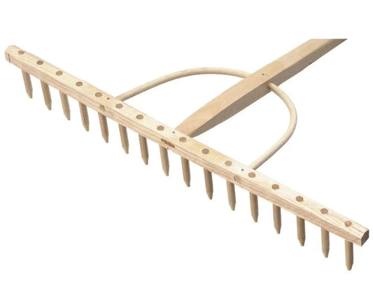 Bulldog 16 Tooth Wooden Hay Rake 70"