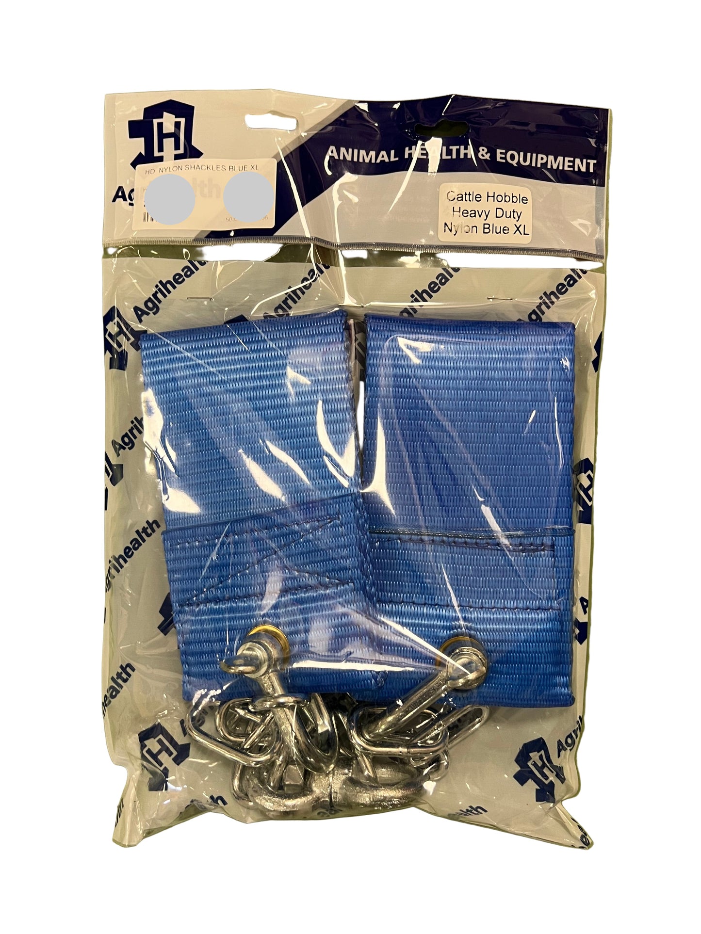 HD Cattle Hobble Nylon Shackles Blue Heavy Duty