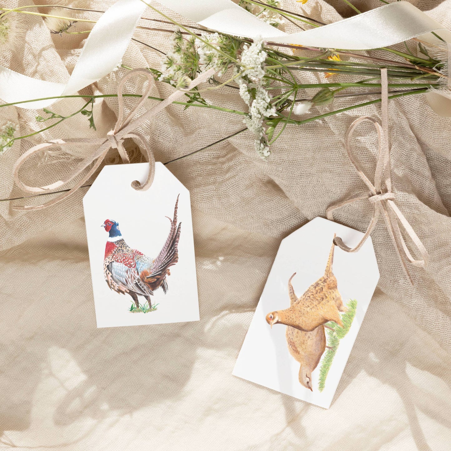 Pack of 6 Gift Tags - Country Game | Gift Wrapping | Tags